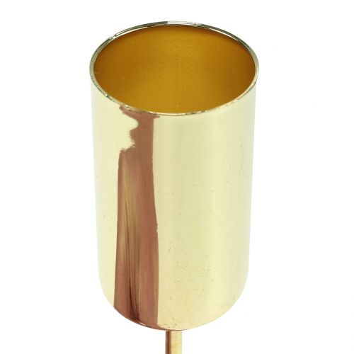 Product Candle holder gold for taper candles Ø2.2cm 4 pcs