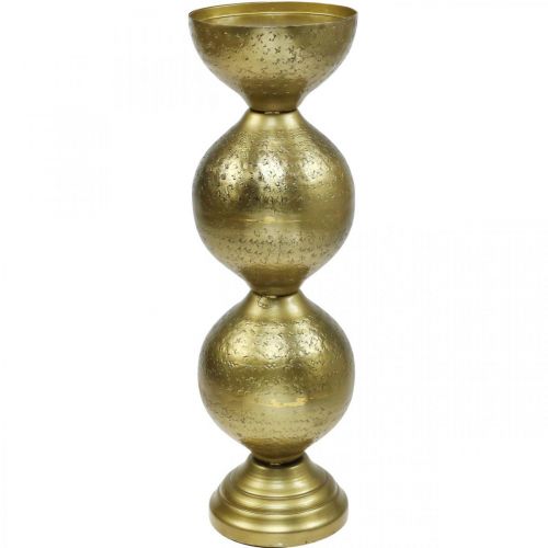 Candle holder oriental tealight holder metal 39.5cm