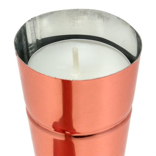 Product Candle holder copper Ø4.5cm H14cm 8pcs