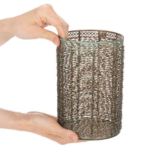 Candle holder metal tealight holder Ø8/10/13cm set of 3 | Floristik24.co.uk