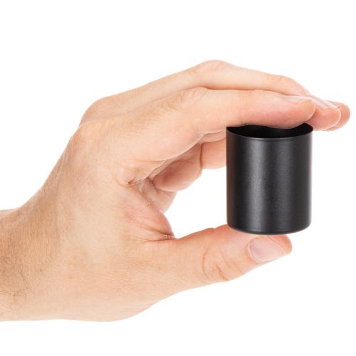 Candle Holders with Magnet Matte Black 4cm Set of 4 | Floristik24.co.uk