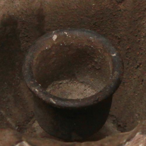 Product Candle holder trophy antique candle holder metal Ø10cm H9.5cm