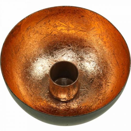 Product Candlestick black, bronze stick candlestick Ø10cm H5cm