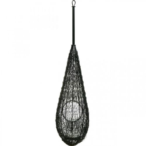 Lantern for hanging hanging decoration wire mesh H53cm