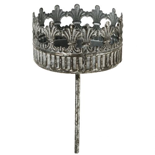 Product Candle holder silver antique Ø7cm H12cm 1 pc