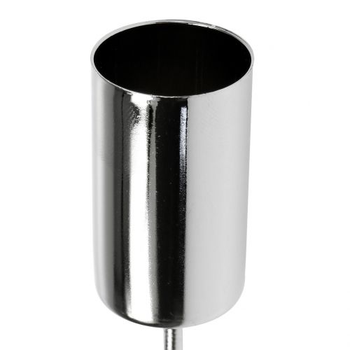 Product Candle holder silver for taper candles Ø2.2cm 4 pcs