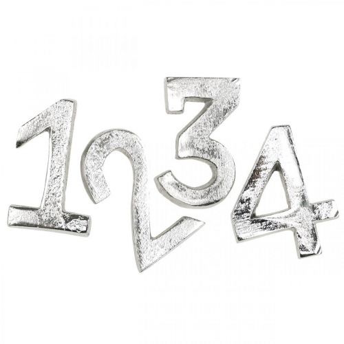 Floristik24 Advent Numbers Candles Candle Pin Numbers Advent 4.5cm 4pcs