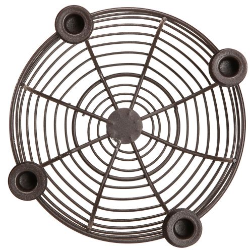 Product Candle holder for 4 candles decorative bowl metal brown Ø14cm