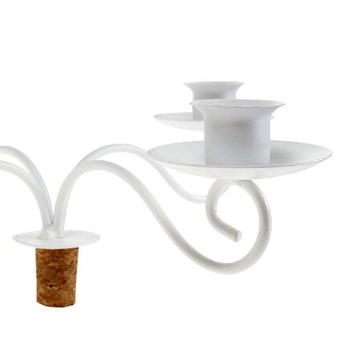 Product Candlestick for bottle Ø21cm 4-armed white