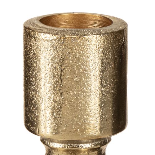 Product Candle holder for bottles metal antique look light gold H15cm