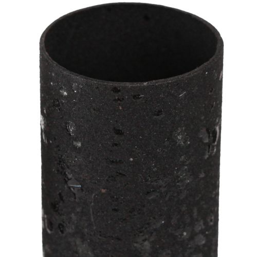Product Candle holder for thick taper candles metal black Ø28mm 4pcs