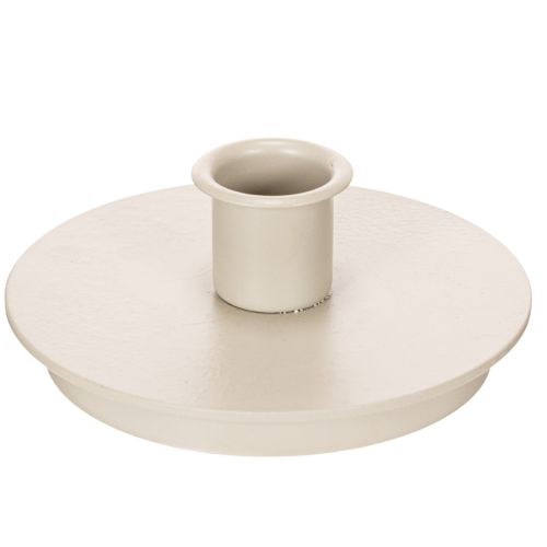 Round Cream Candle Holders for Taper Candles 10cm Set of 2  

```html
<h2>Round Cream Candle Holders for Taper Candles</h2>

<p>
This set of two round candle holders is designed to hold taper candles with a diameter of up to 21mm. Made from sturdy metal a