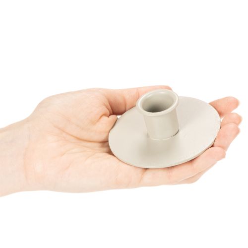 Metal Candle Holder in Matte Beige for Taper Candles 8cm Set of 3

```html
<h2>Metal Candle Holder Set in Matte Beige</h2>

<p>
This set of three candle holders is made from sturdy metal with a smooth matte beige finish, designed specifically for taper ca | Floristik24.co.uk