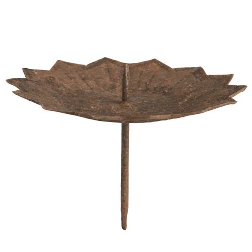 Floristik24 Candle holder for sticking Ø11cm H8cm rust effect 4pcs