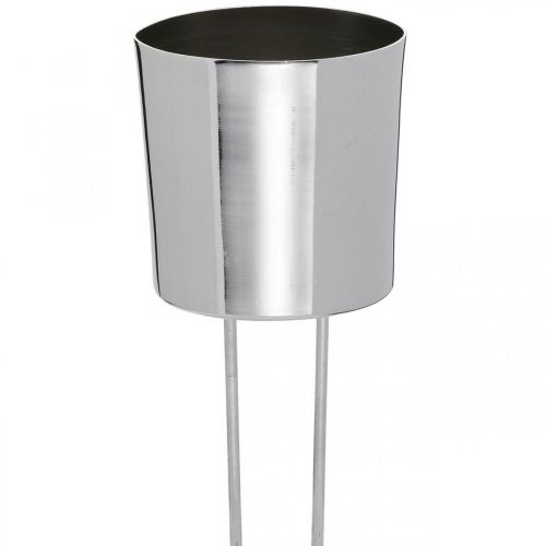 Product Candle holder for sticking silver tealight holder Ø5cm 4 pcs
