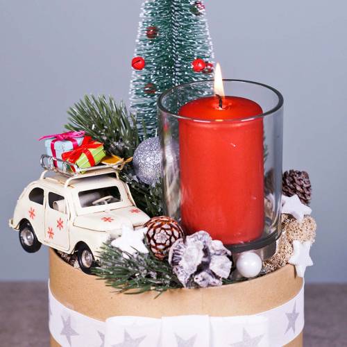 Product Candle holder for sticking metal/glass Ø6.5cm H19cm 2 pcs