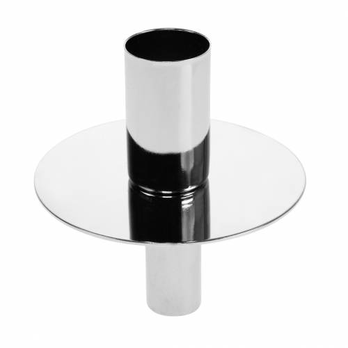 Floristik24 Candle holder for bottles silver Ø7.5cm H8cm