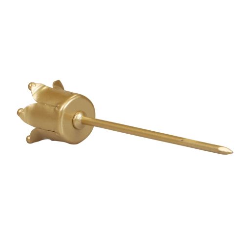 Floristik24 Candle holder Advent wreath candle holder gold crown Ø2.5cm 4pcs