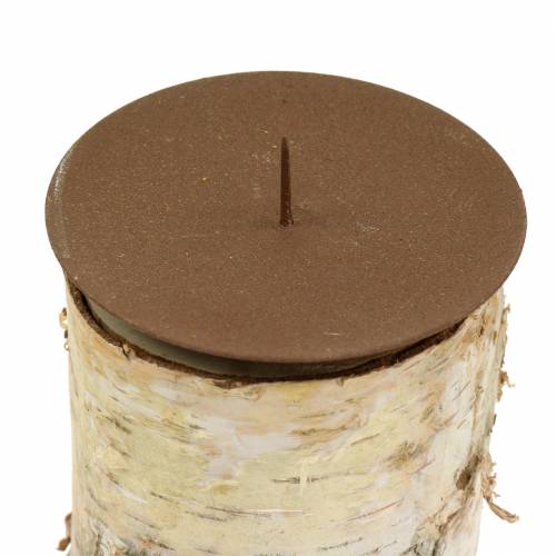 Product Candlestick birch Ø8cm H14cm