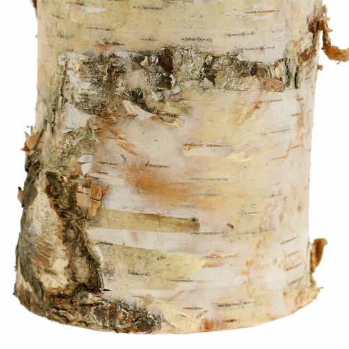 Floristik24 Candlestick birch Ø8cm H14cm