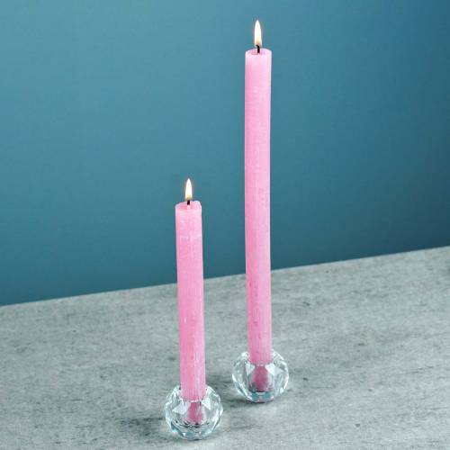 Product Candle holder diamond clear Ø5cm table decoration