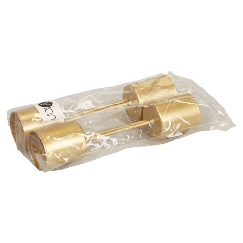 Product Candle holder mandrel candle holder stick gold 3.5×4cm 4 pcs