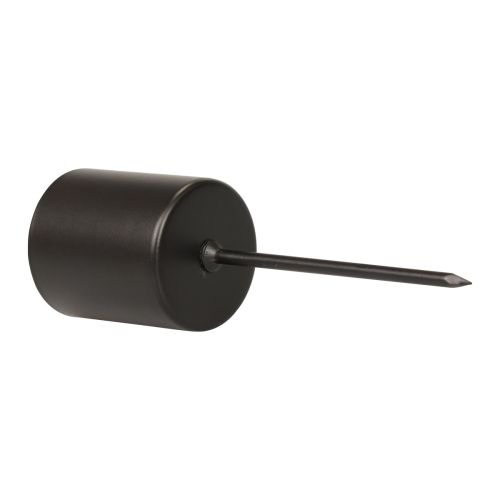 Floristik24 Candle holder for sticking Candle holder Black Ø3.5cm 4 pcs