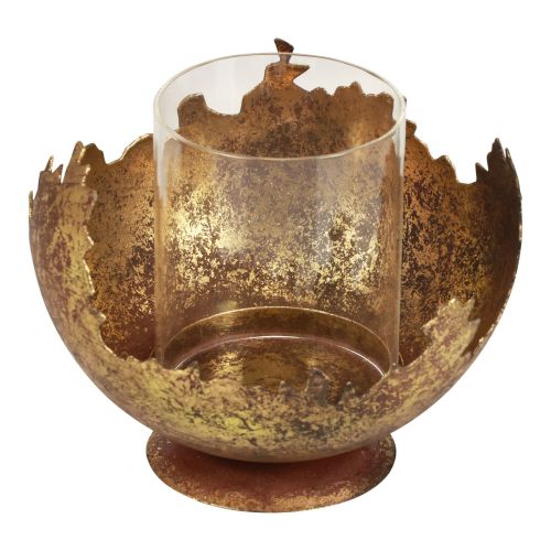 Floristik24 Table decoration Christmas lantern metal antique 12cm Ø15cm