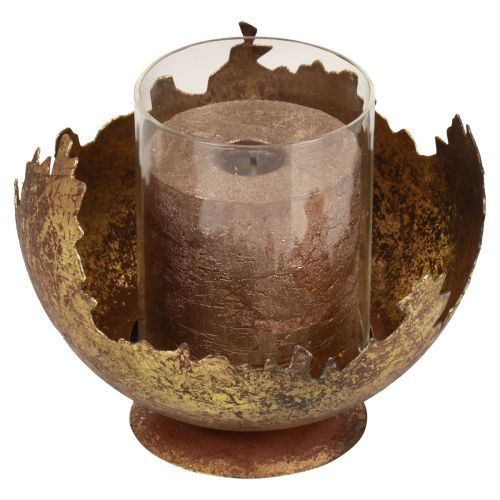 Floristik24 Table decoration Christmas lantern metal antique 12cm Ø15cm