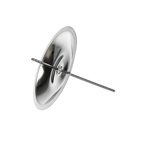 Floristik24 Candle holder with thorn silver Ø5cm 36 pcs