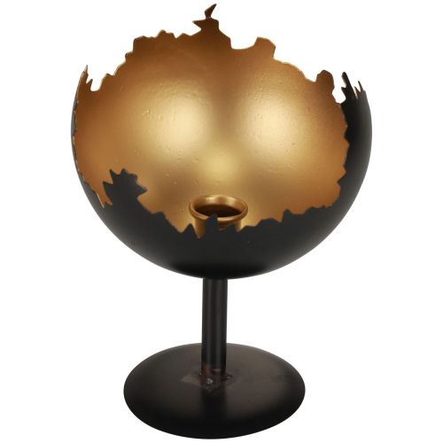 Floristik24 Table decoration Christmas candle holder metal 19cm Ø15cm