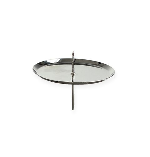 Product Candle Holder Silver Ø7cm 4 pcs