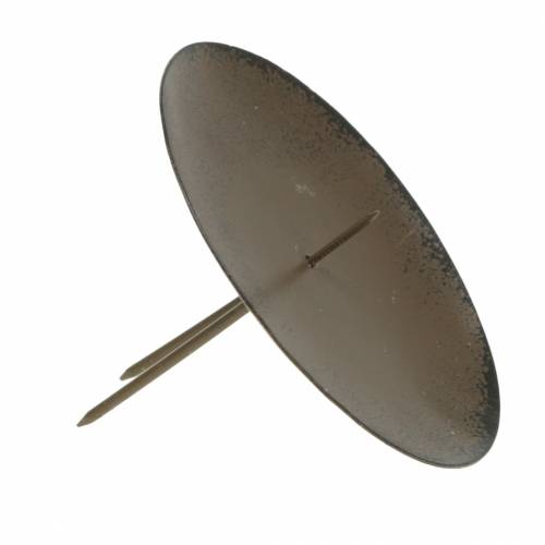 Product Candle holder for sticking 8cm brown 4 pcs