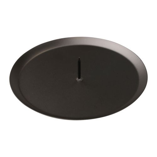 Product Candle holder for sticking Black Candle holder mandrel Ø8cm 4 pcs