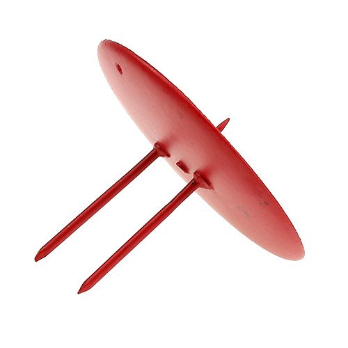 Product Candle holder to stick red Ø8cm 4pcs