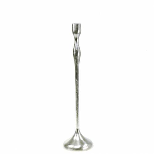 Floristik24 Candlestick antique silver H31cm