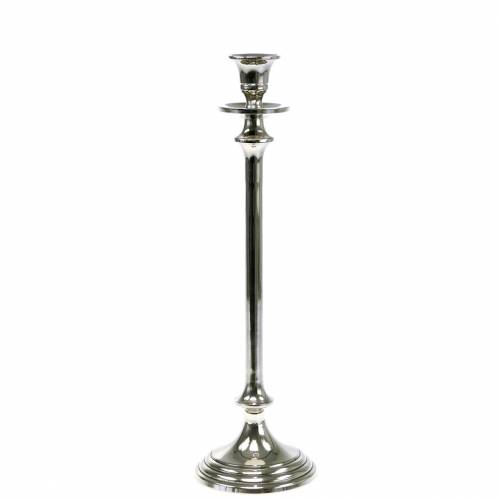 Floristik24 Candlestick silver H35cm