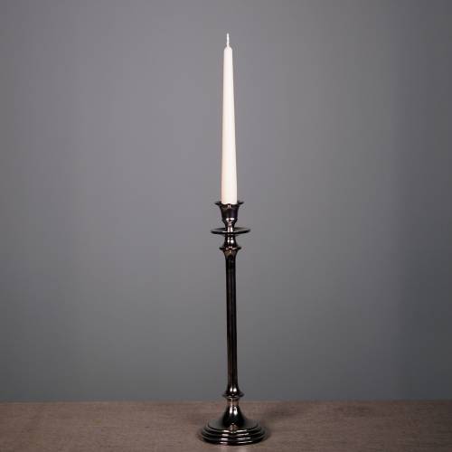 Product Candlestick silver H35cm