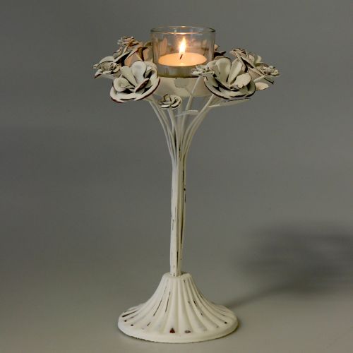 Cover NEW Shabby Vintage on Pot Tealight Holder Nostalgia Deco Crown M 