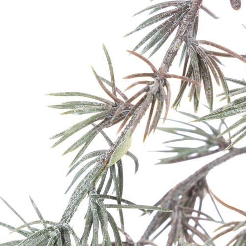 Artificial Pine Branch with Decorative Cones and Frosted Effect – 80cm, Pack of 3 | Floristik24.co.uk