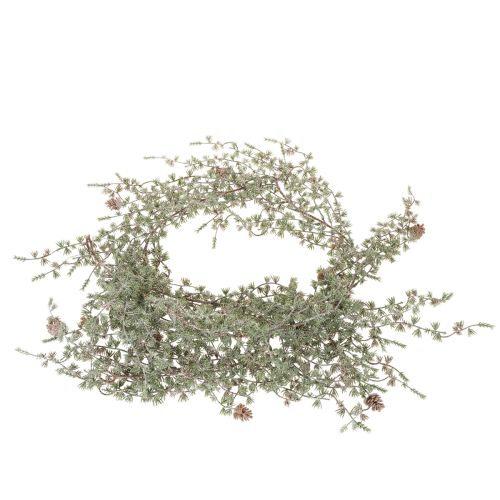 Artificial Christmas Garland with Pine Cones and Frosted Greenery – 185cm | Floristik24.co.uk