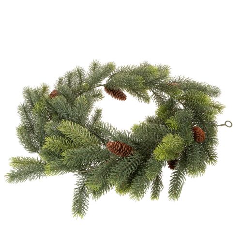 Artificial Pine Garland with Pine Cones Green 190cm | Floristik24.co.uk