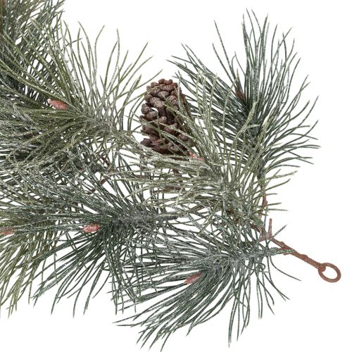 Artificial Pine Garland with Cones, 180cm, Green and Brown, Indoor Use | Floristik24.co.uk