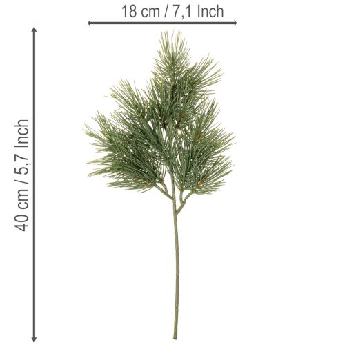 Artificial Pine Branches for Winter Decorations 40cm Set of 4

```html
<h2>Artificial Pine Branches for Indoor Winter Decorations</h2>
<p>
Add a touch of winter charm to your home with these artificial pine branches. Crafted from lightweight, green plasti | Floristik24.co.uk