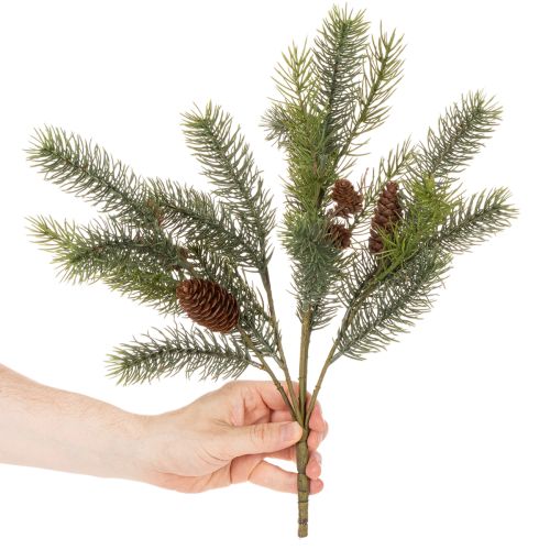 Artificial Pine Branch with Cones 41cm – Christmas Decoration | Floristik24.co.uk