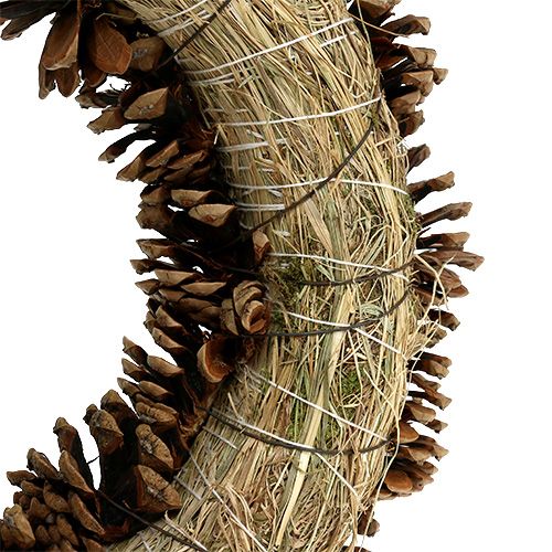 Pine cone wreath round Ø27cm