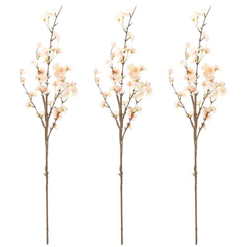 Product Decorative flowering branch with delicate cherry blossoms, 83cm, 3 pieces