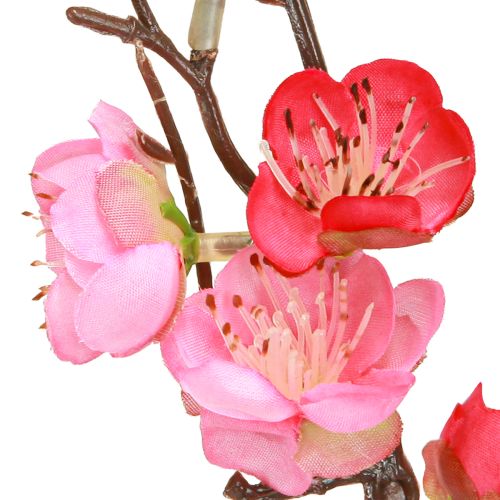 Product Cherry blossom branch decorative artificial branch dark pink 96cm 2pcs