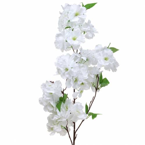 Floristik24 Cherry blossom branch white artificial 103 cm
