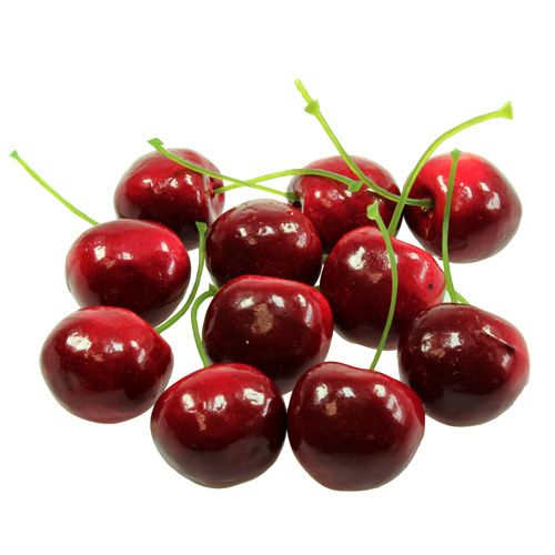 Floristik24 Cherries Ø2.5cm red 30p